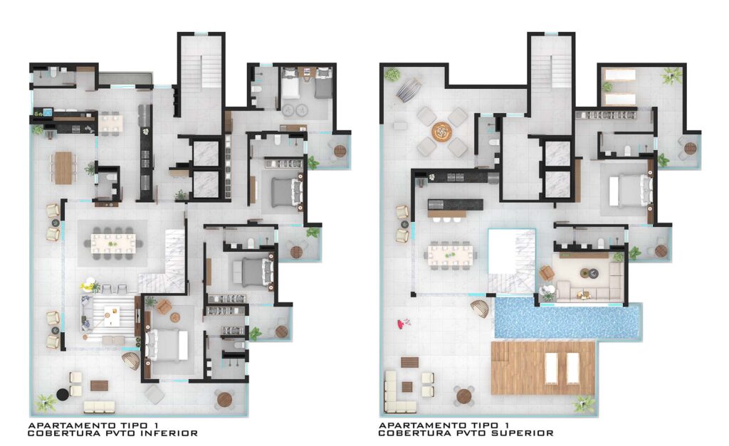 Torre 1 Ap 01 Cobertura sem textos